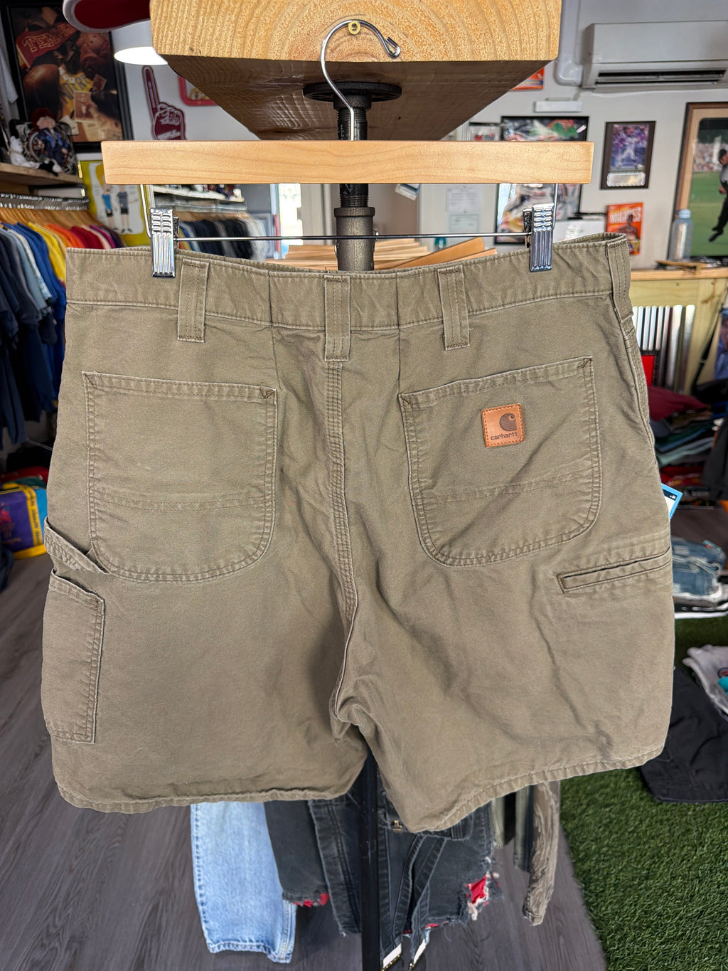 Brown Carhartt Painter Shorts