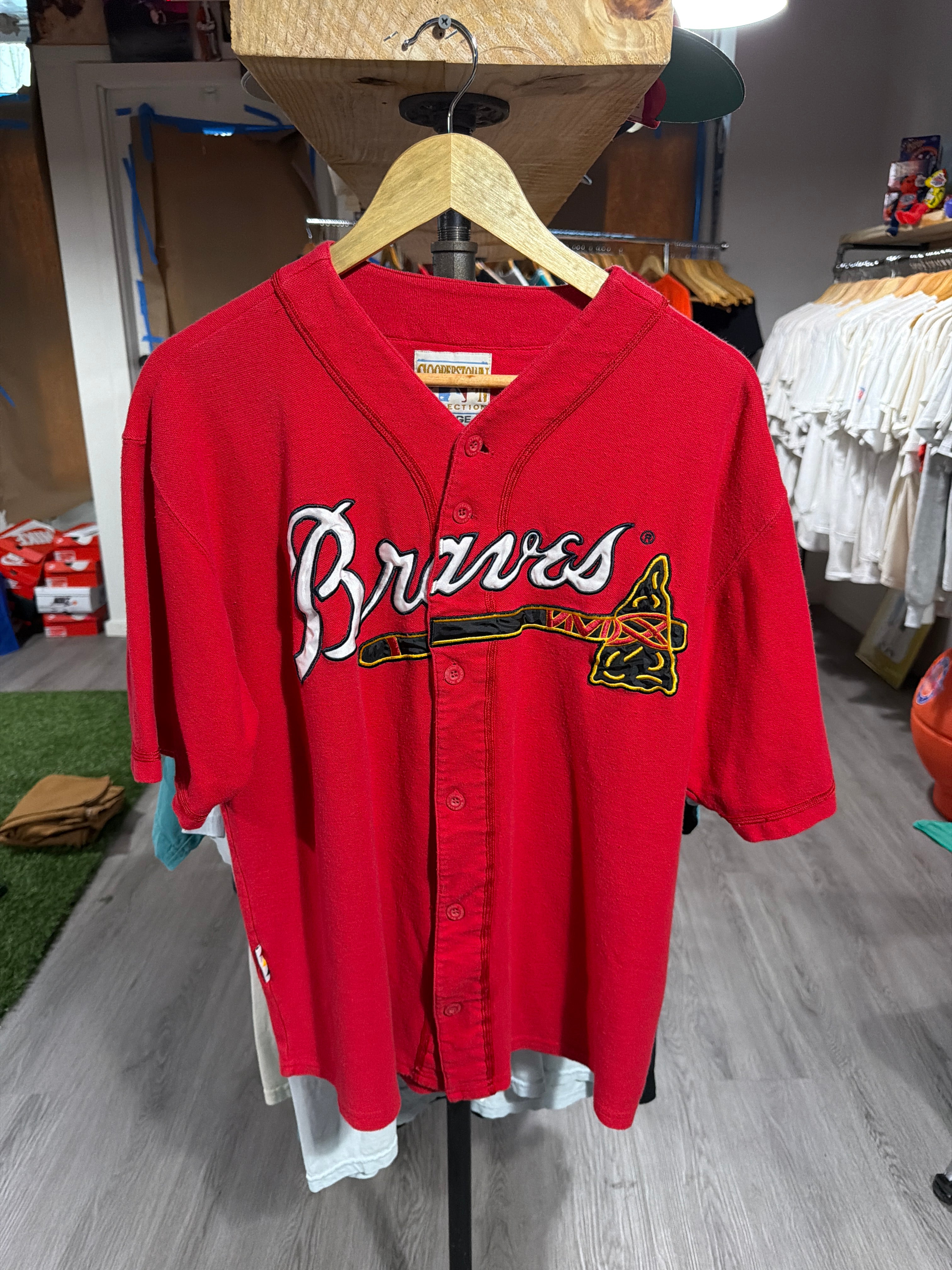 Atlanta Braves MLB “Cooperstown” Button Up