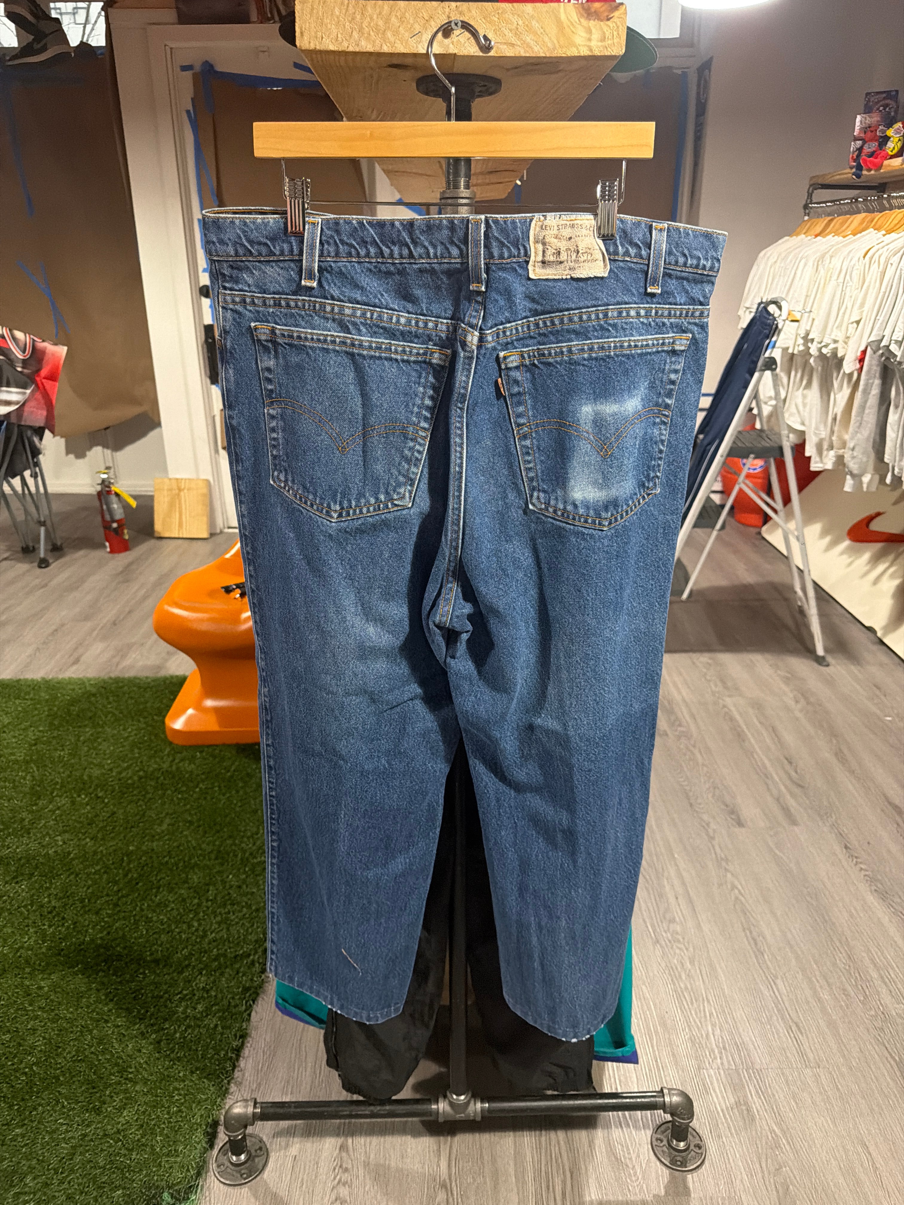 Levi’s “Washed Tag” Orange Tab Pants