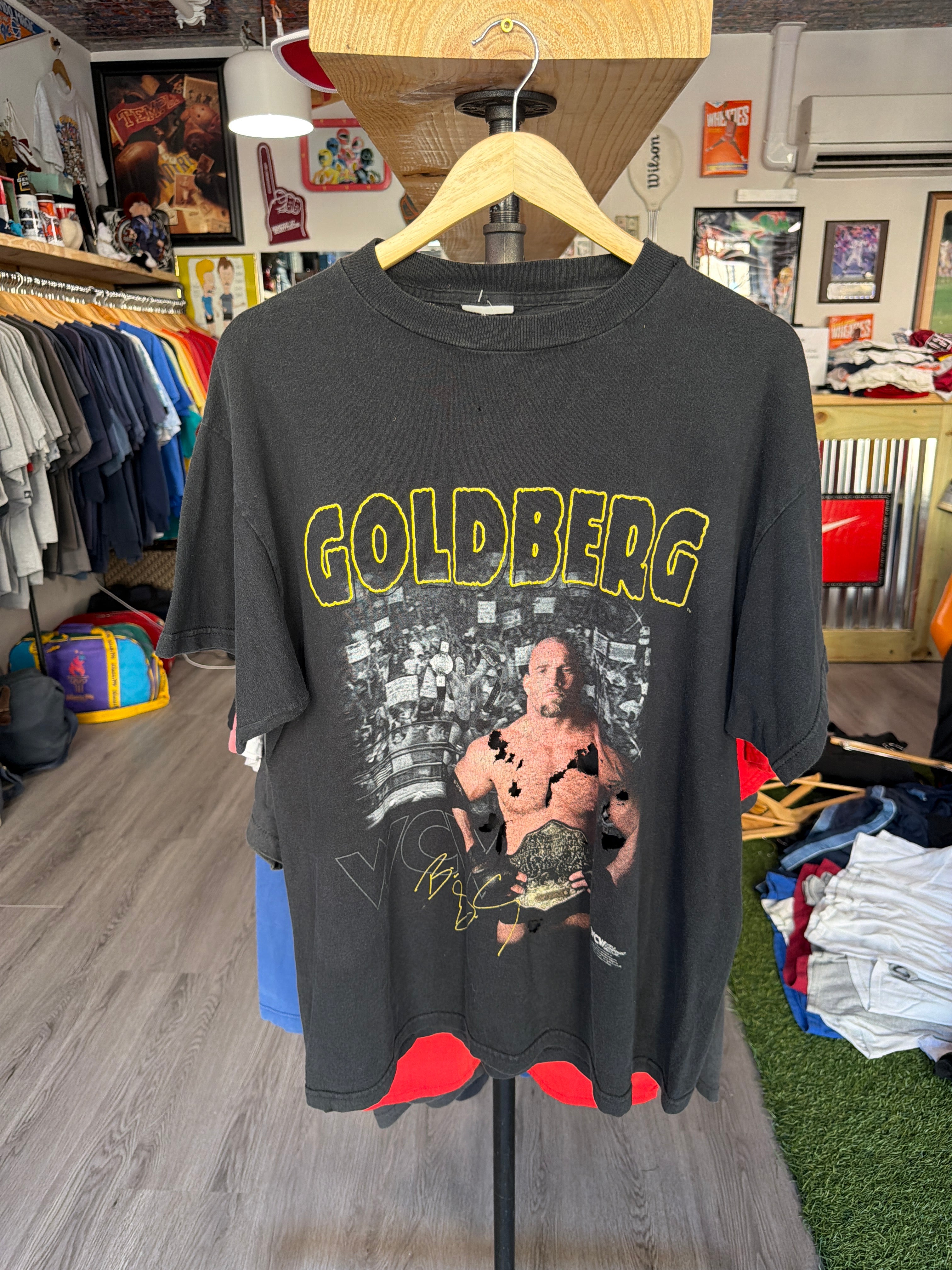1998 WCW Bill Goldberg “Thrashed Body” Tee