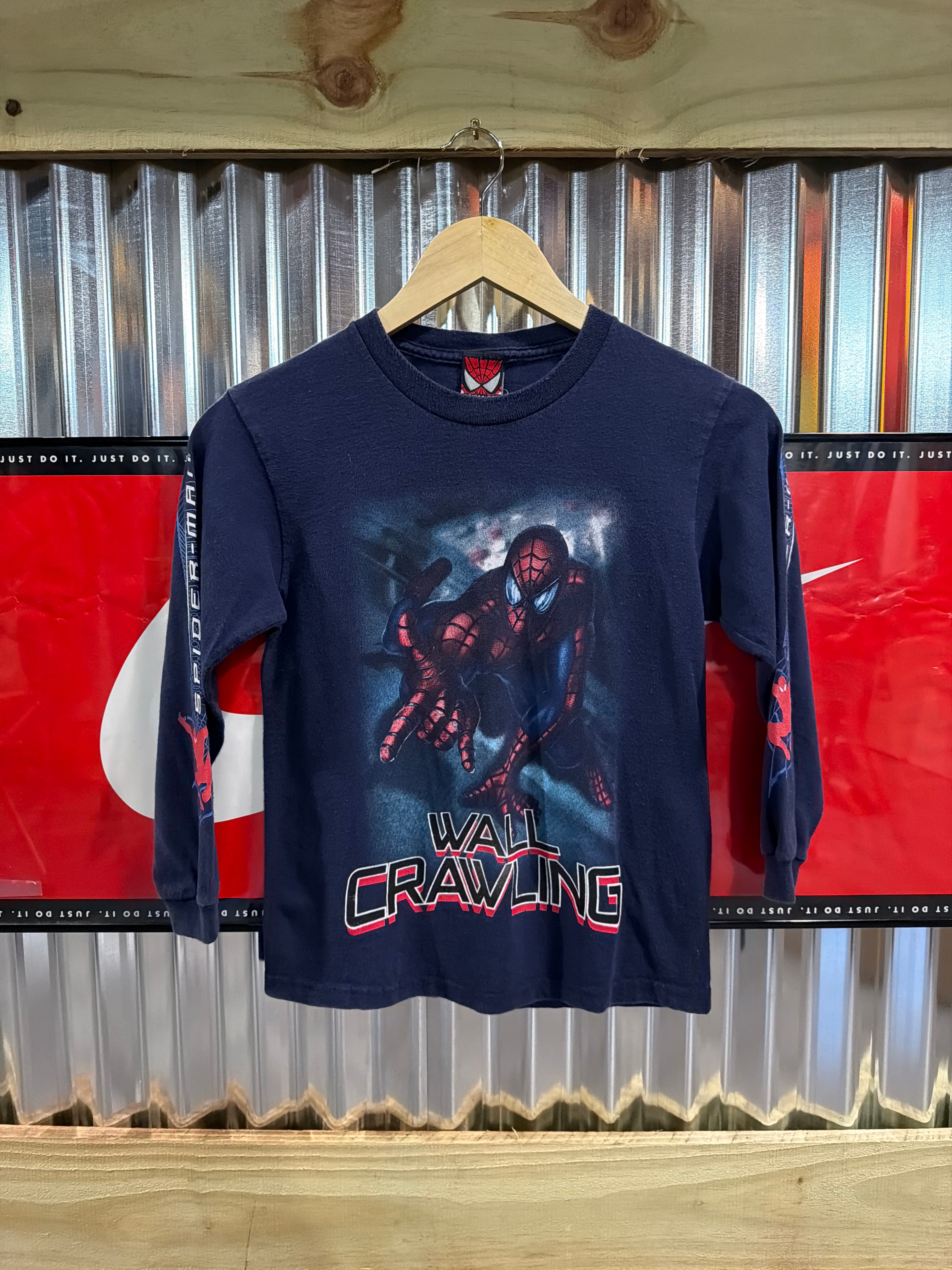 Spider-Man “Wall Crawling” Kids LS Tee