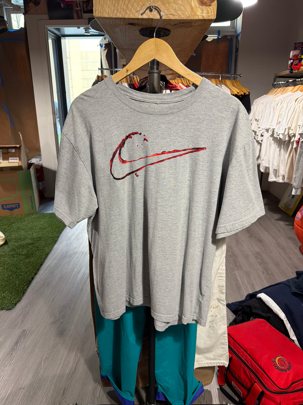 Nike “Drip Red Check” Tee