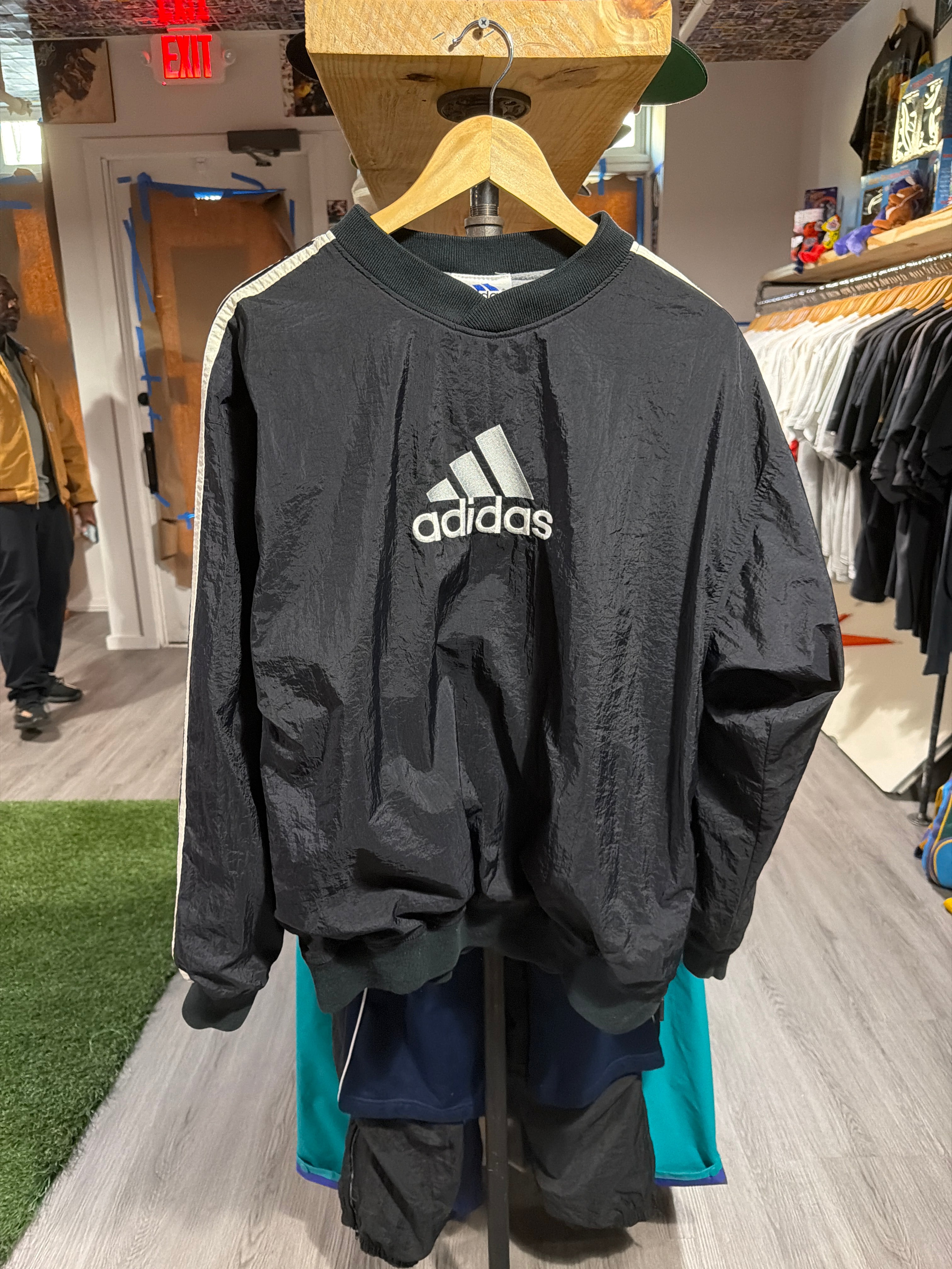 Adidas “Center Print” Pullover