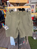 Green Carhartt Painter Shorts