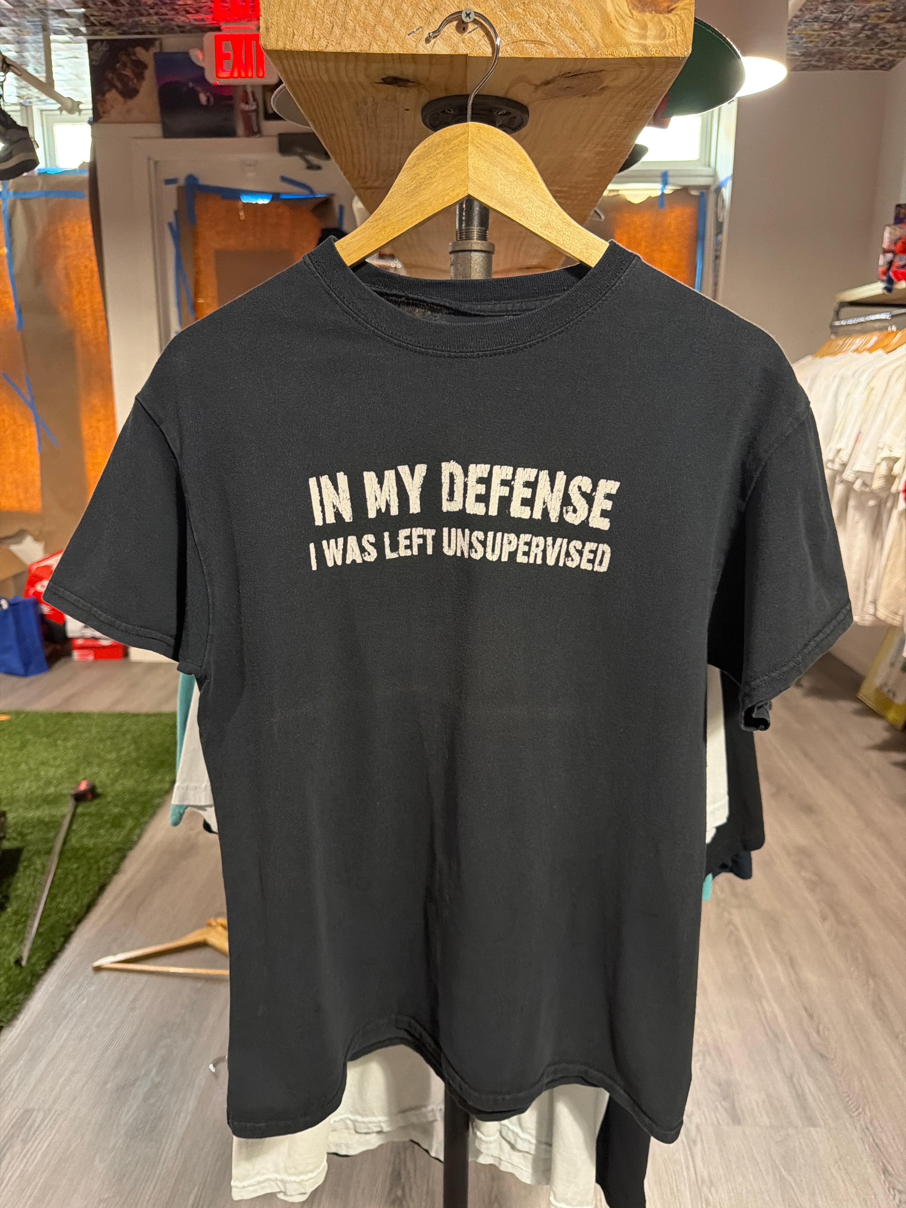 In My Defense “Unsupervised” Tee