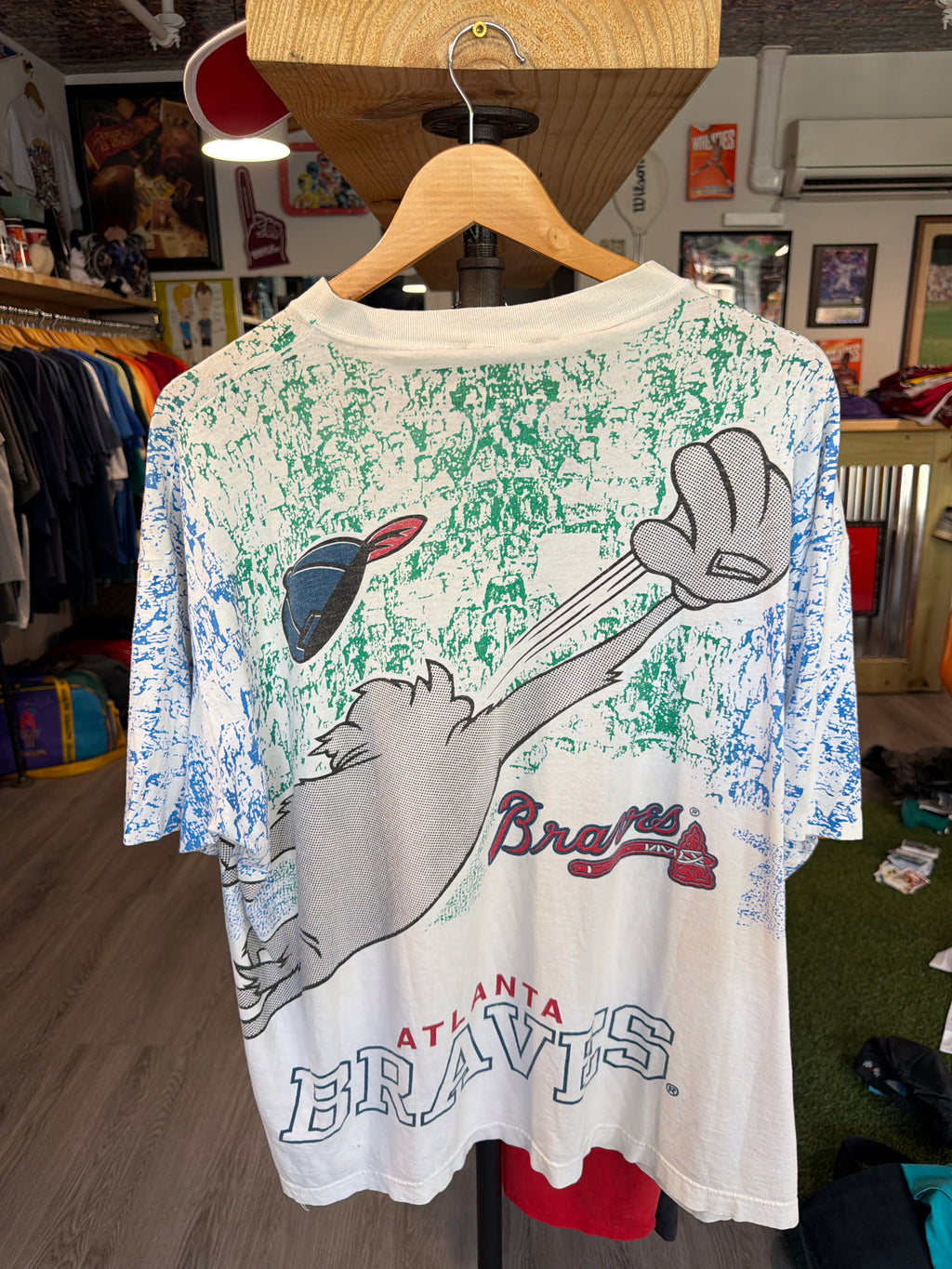 1993 Atlanta Braves “Taz-Mania” AOP Tee