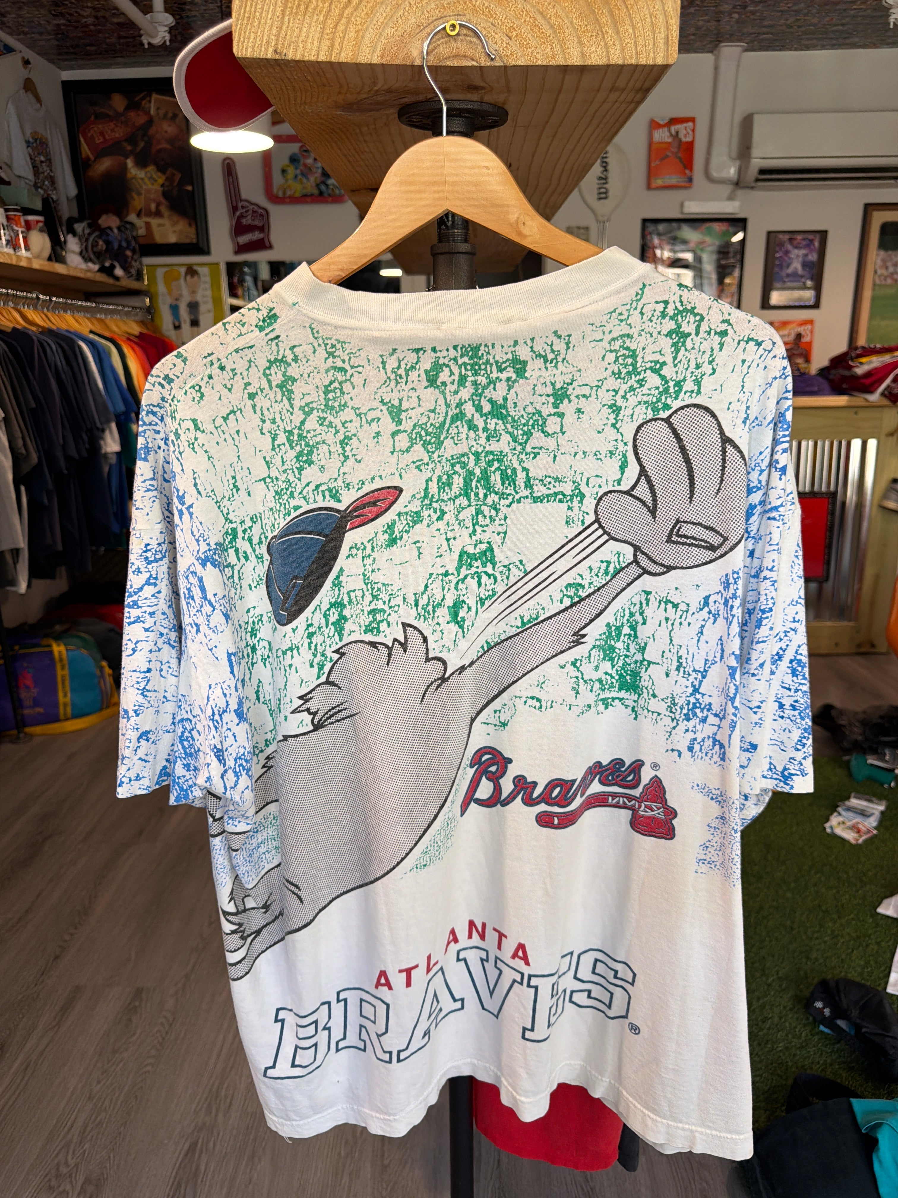 1993 Atlanta Braves “Taz-Mania” AOP Tee