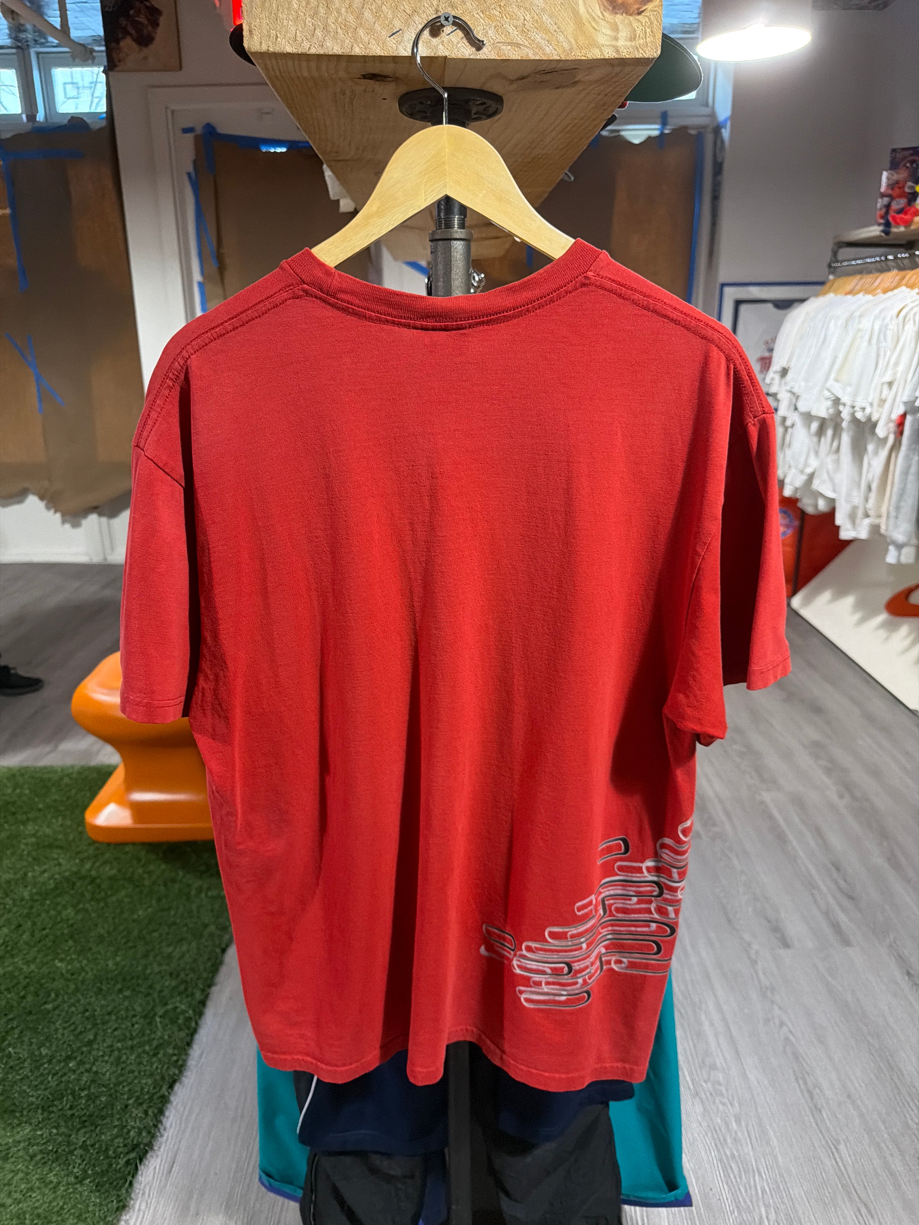 Nike Grey Tag “Red Design” Tee