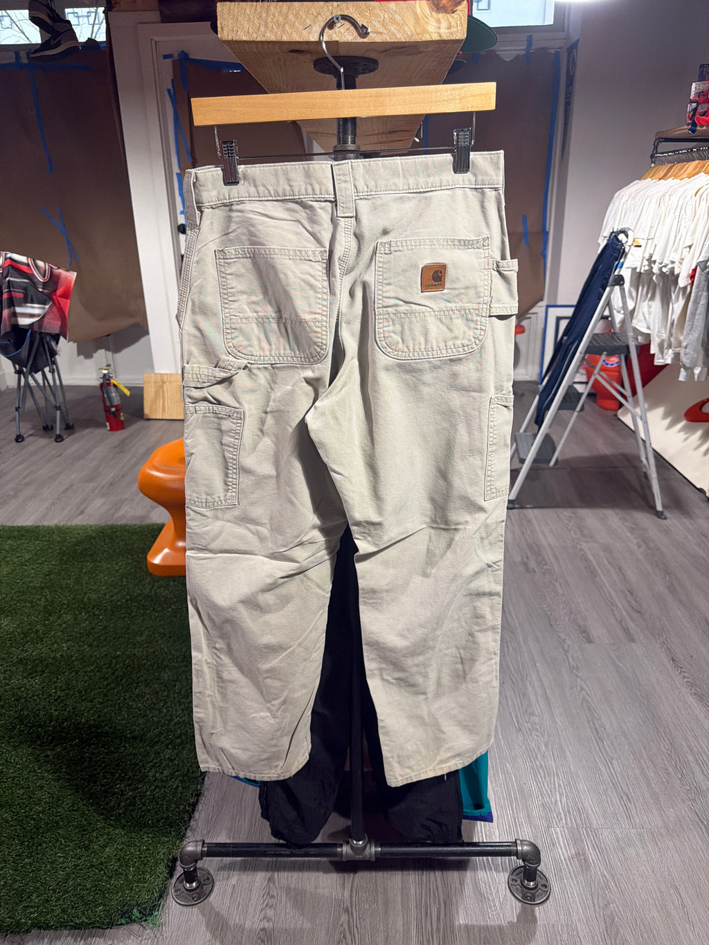 White Carhartt “Brown Tag” Pants