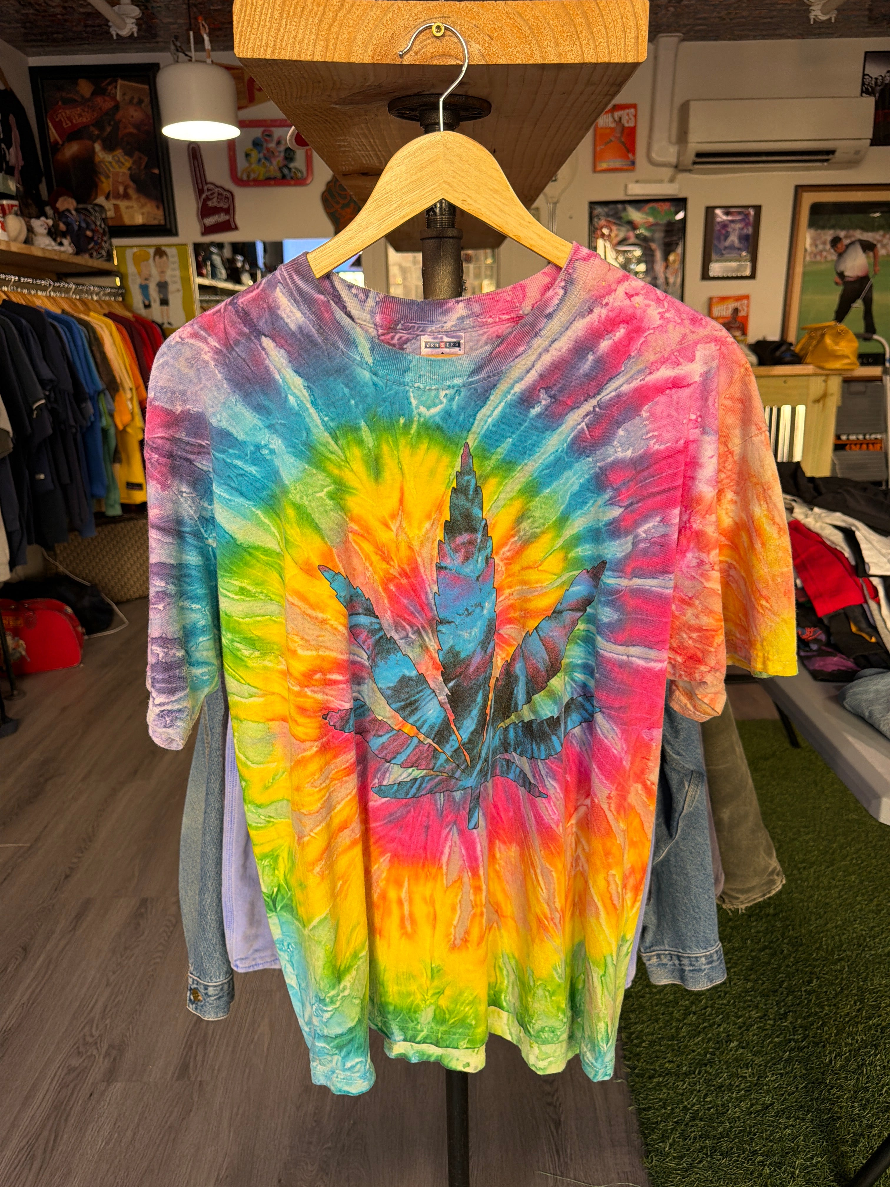 Tie Dye “Weed” Tee