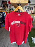 USC Gamecocks “White/Black” Chest Tee