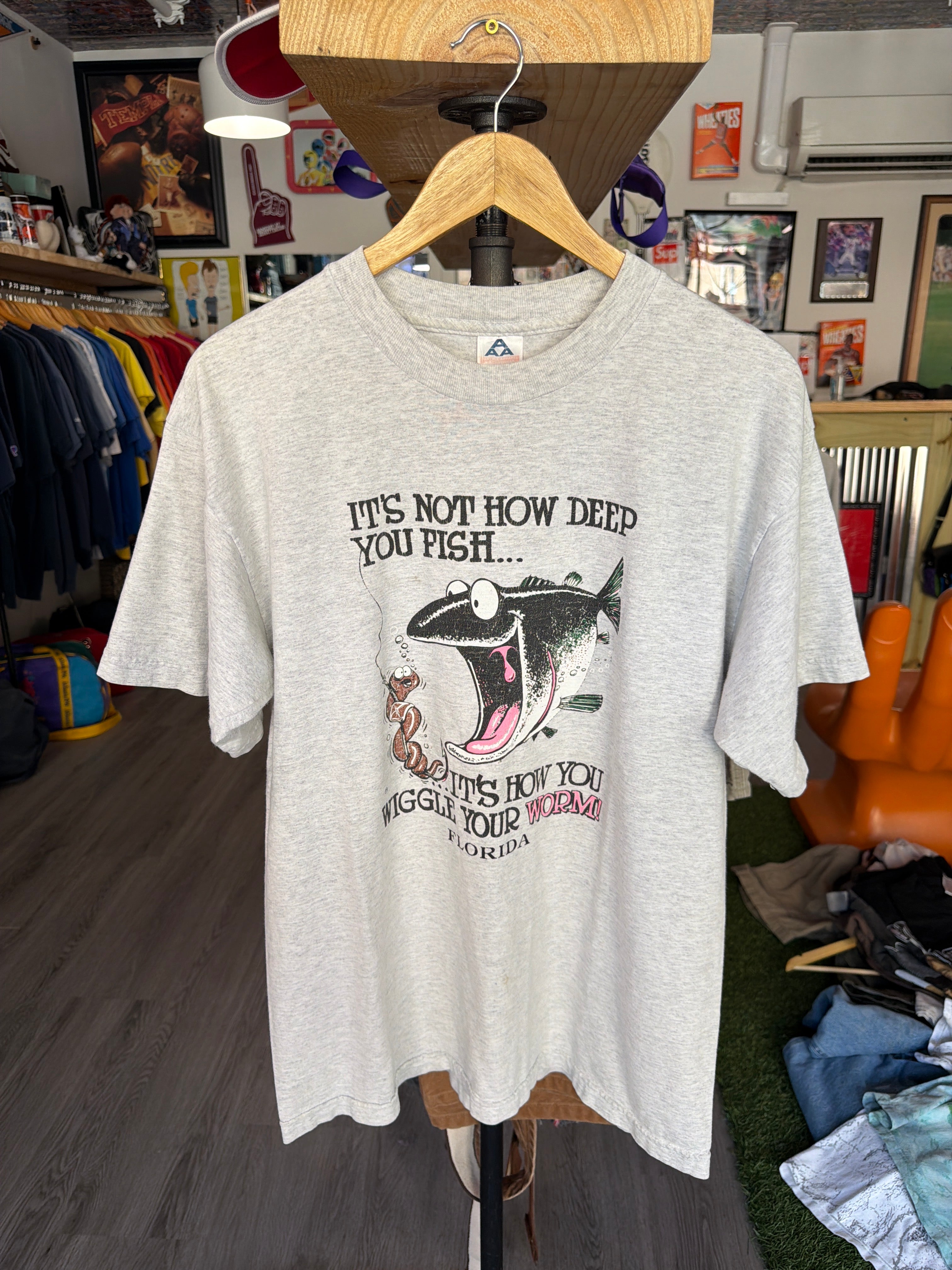 Not How Deep, How You Wiggle “Worm” Tee