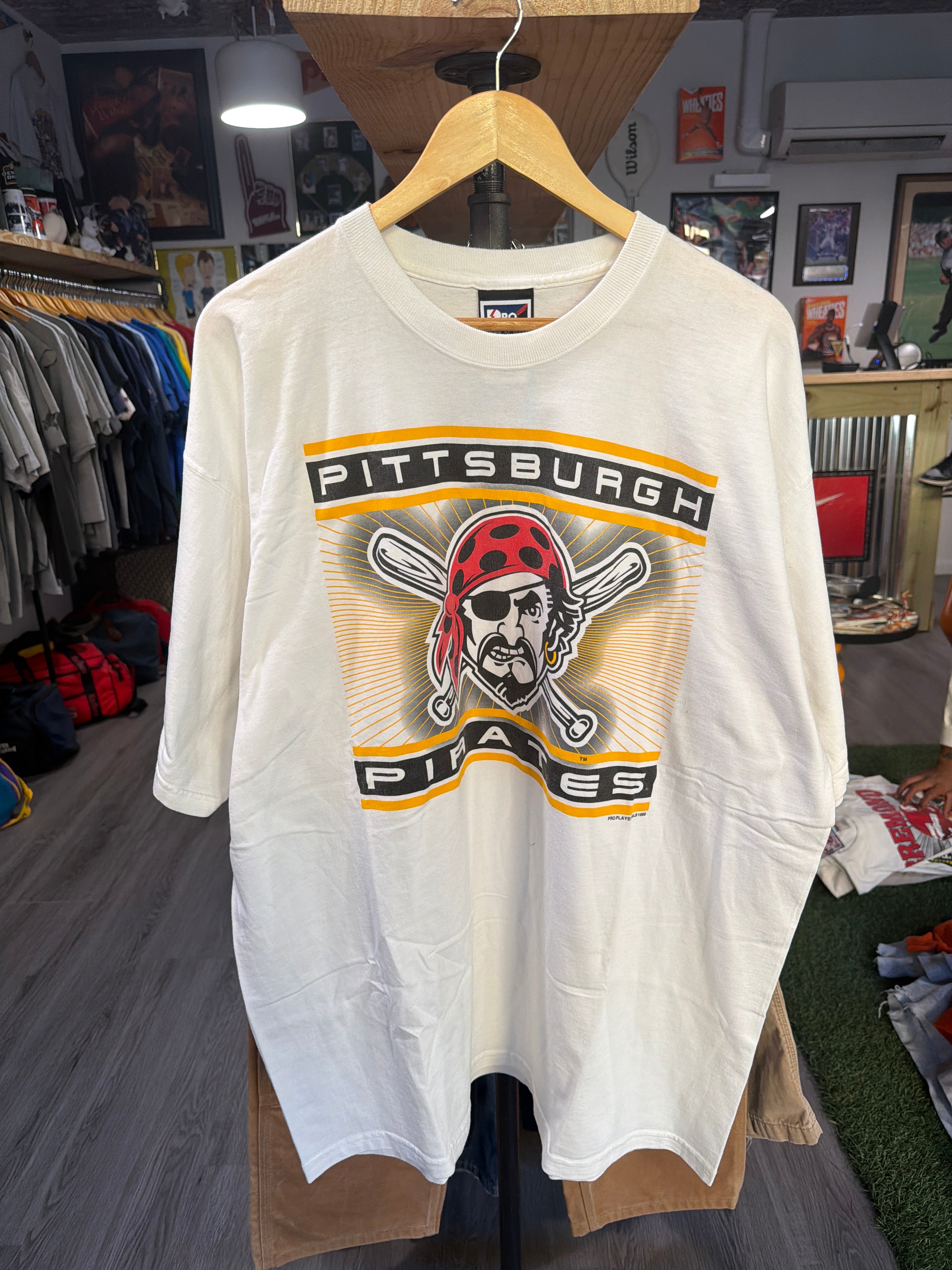 White Pittsburgh Pirates Shirt