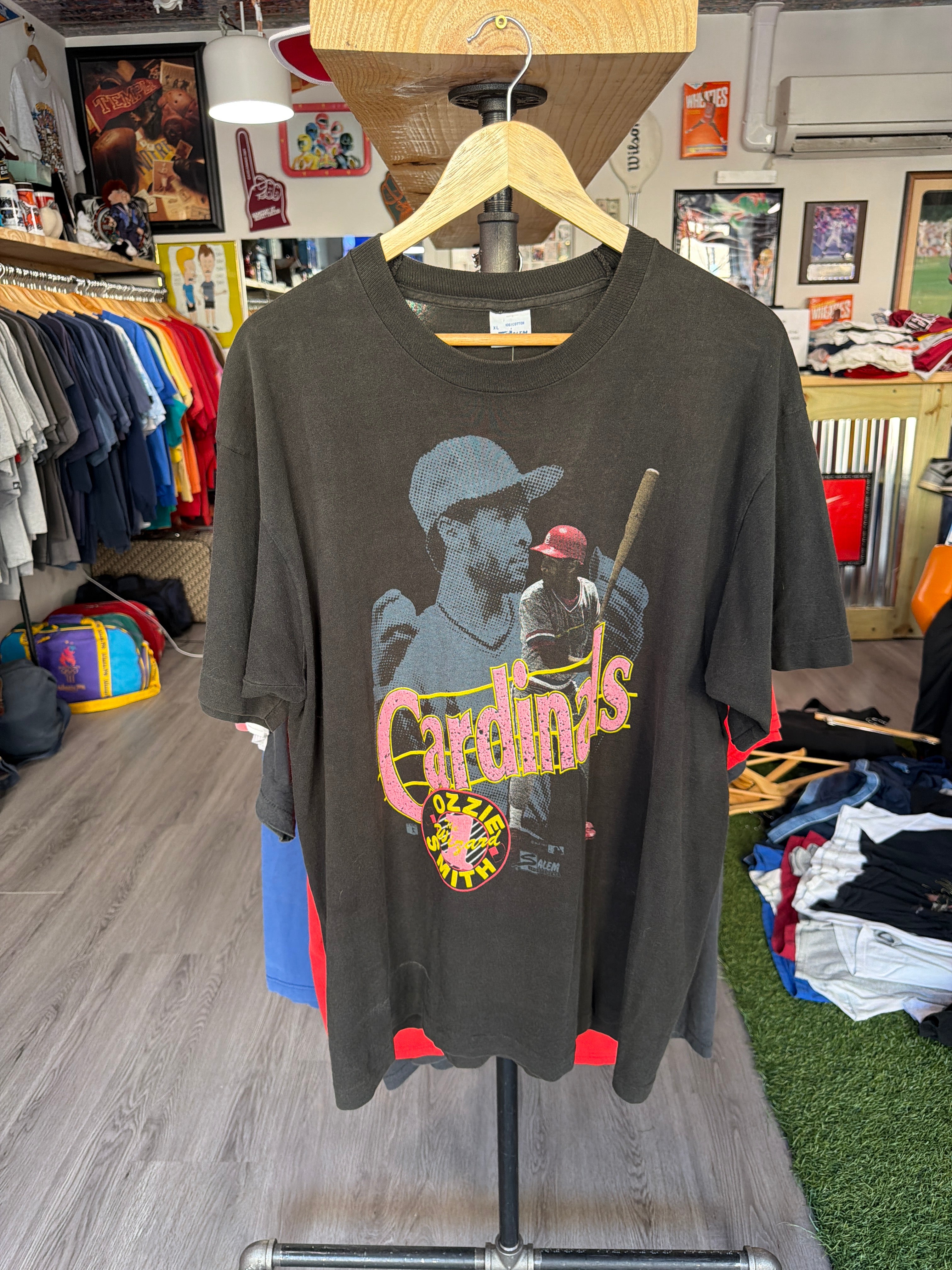1989 Ozzie Smith “Cardinals” Salem Tee