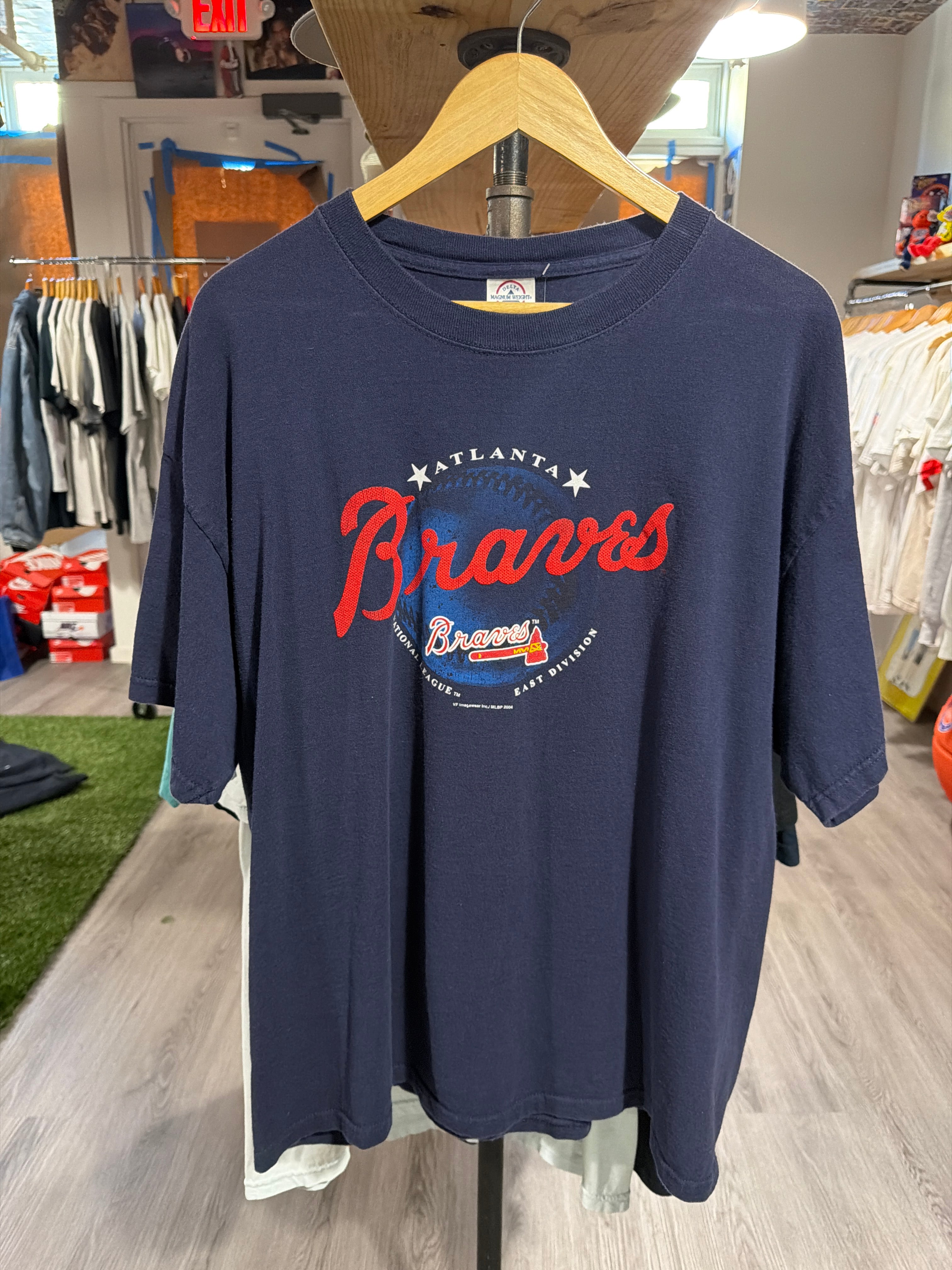 2004 Atlanta Braves MLB “NLED” Tee