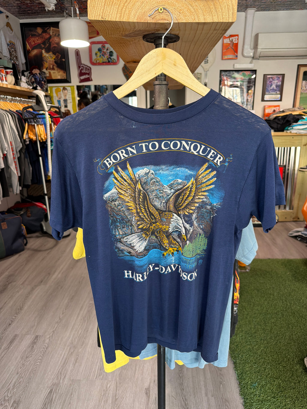 80s HD “Born To Conquer” Tee