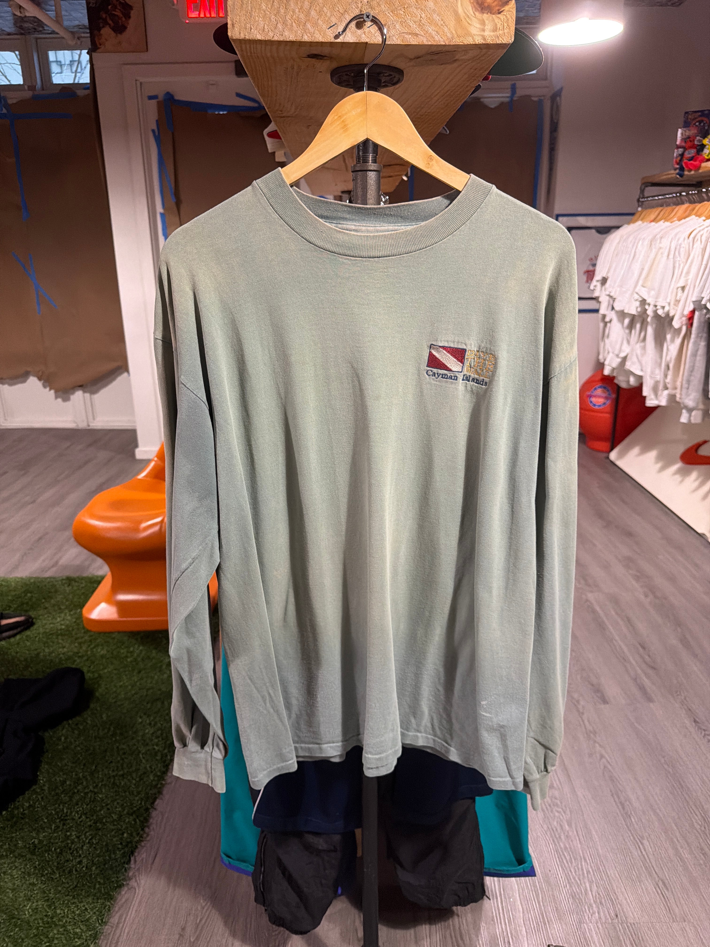 Caveman Islands “Embroidered” LS Tee