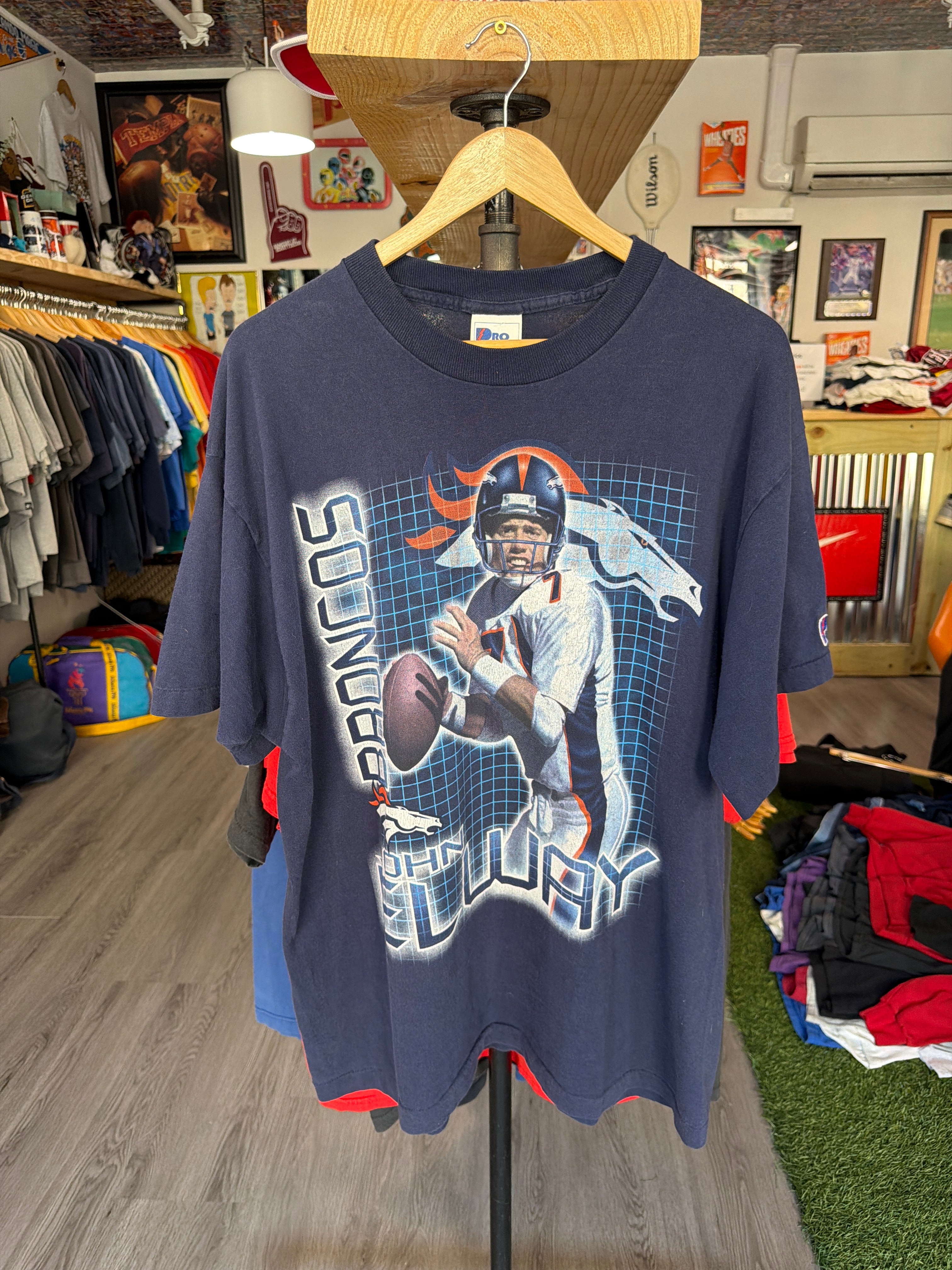 90s John Elway “Broncos” Pro Layer Tee