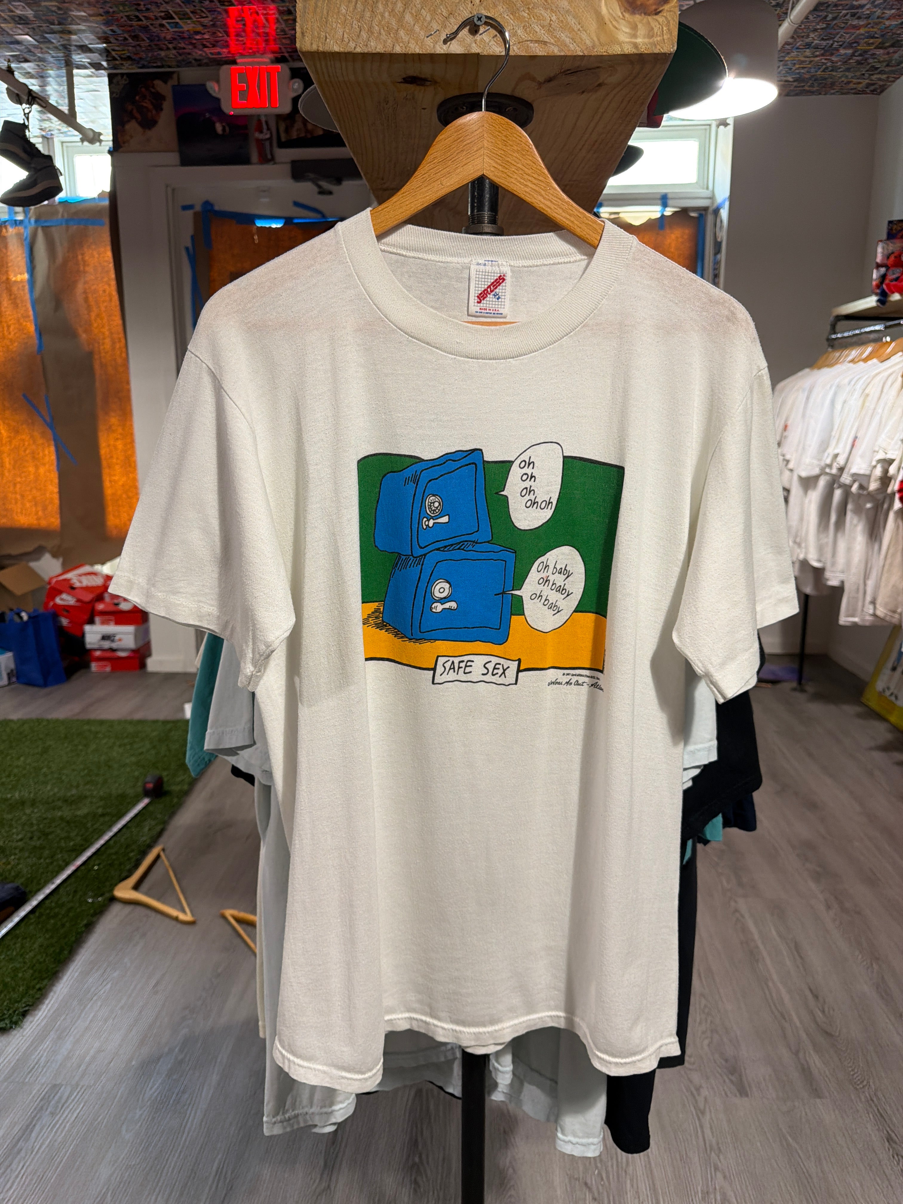 1987 Oh Oh Baby “Safe Sex” Tee