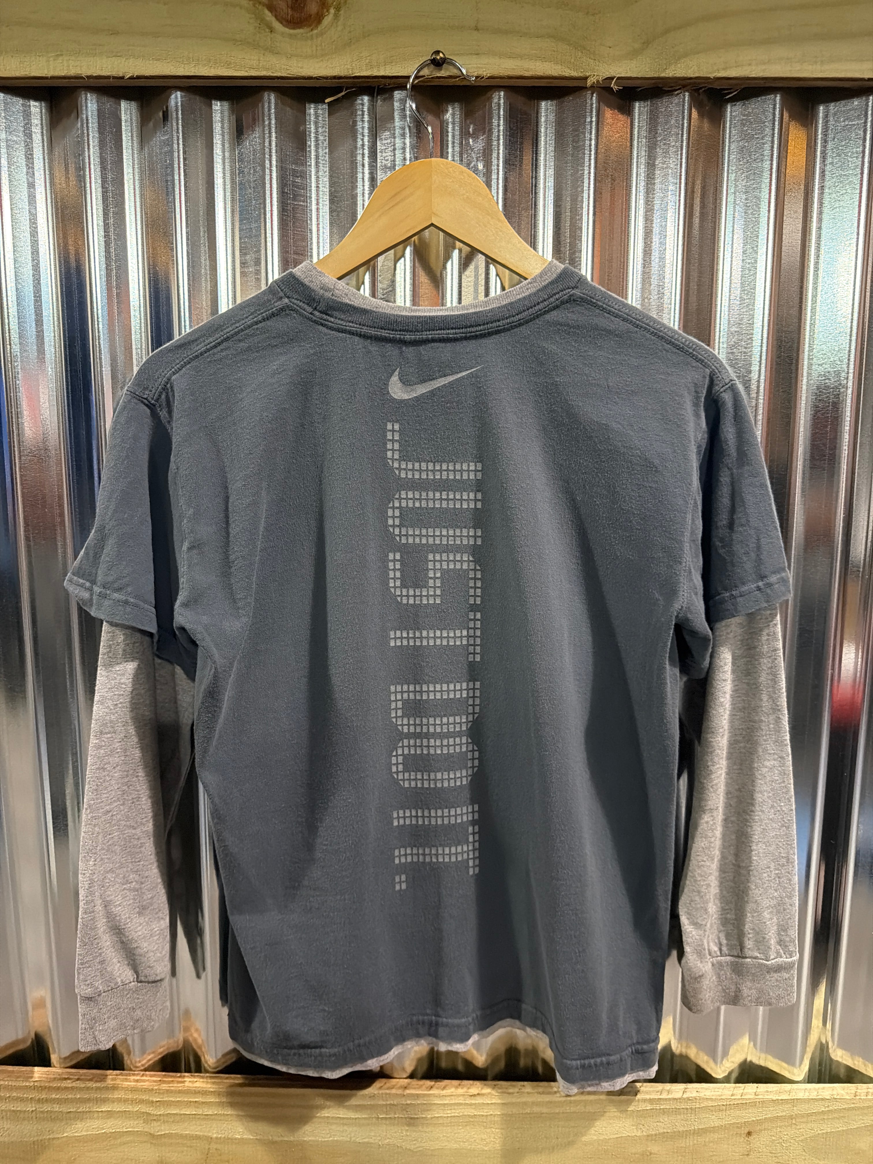 2000s Grey Tag Nike Center “JDI” L/S Tee