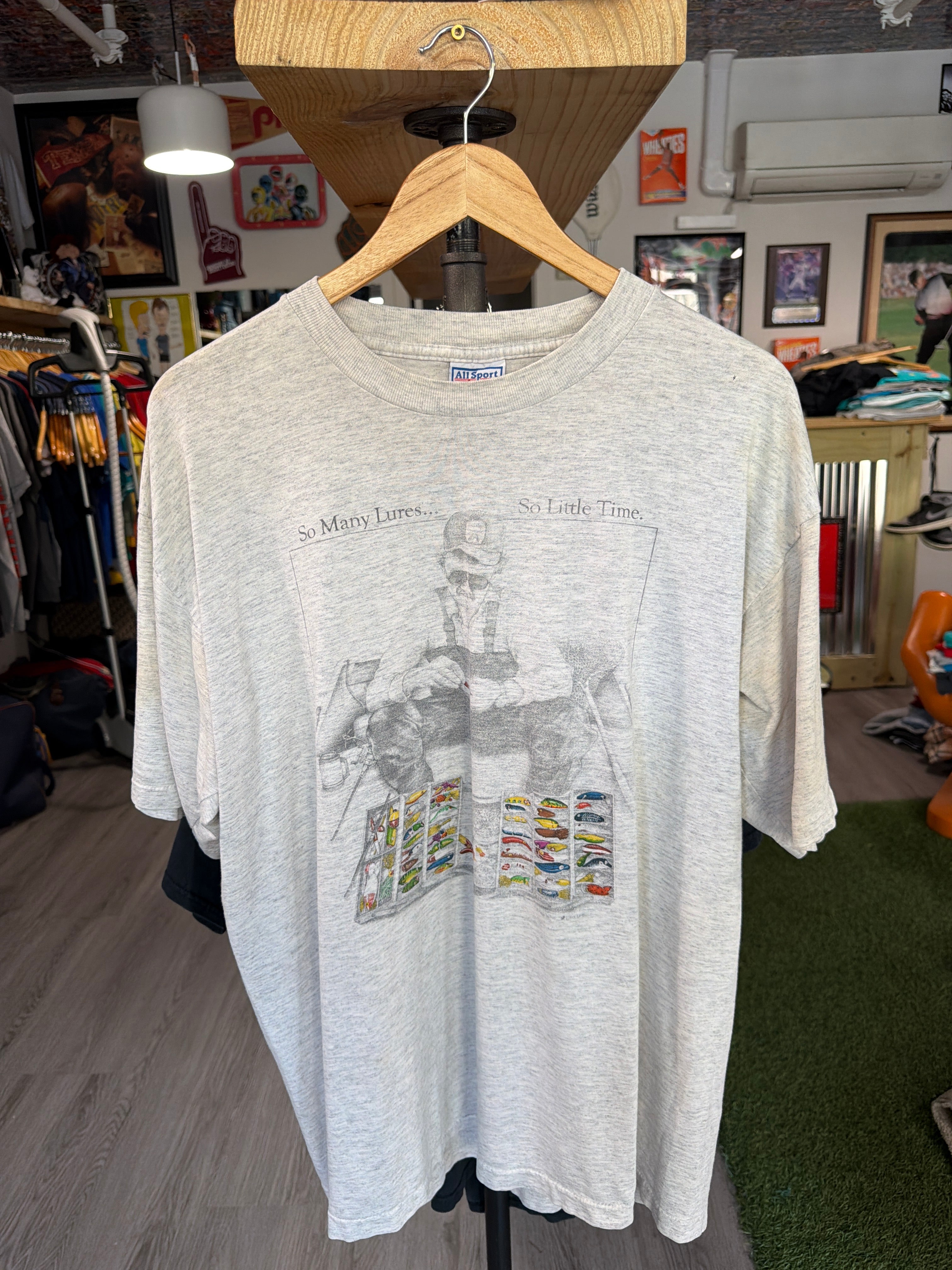 Many Lure, Little Time “Fishing” Tee