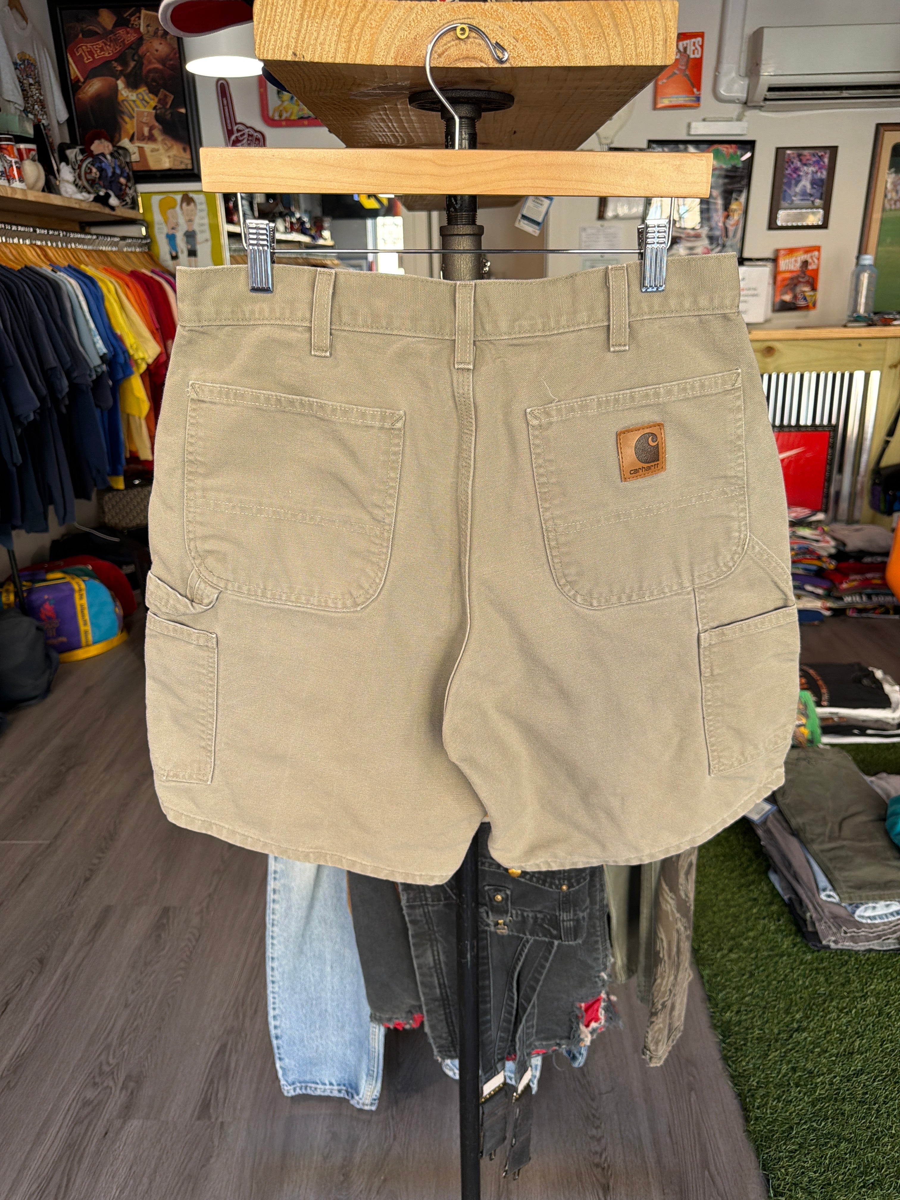 Tan Carhartt Painter Shorts