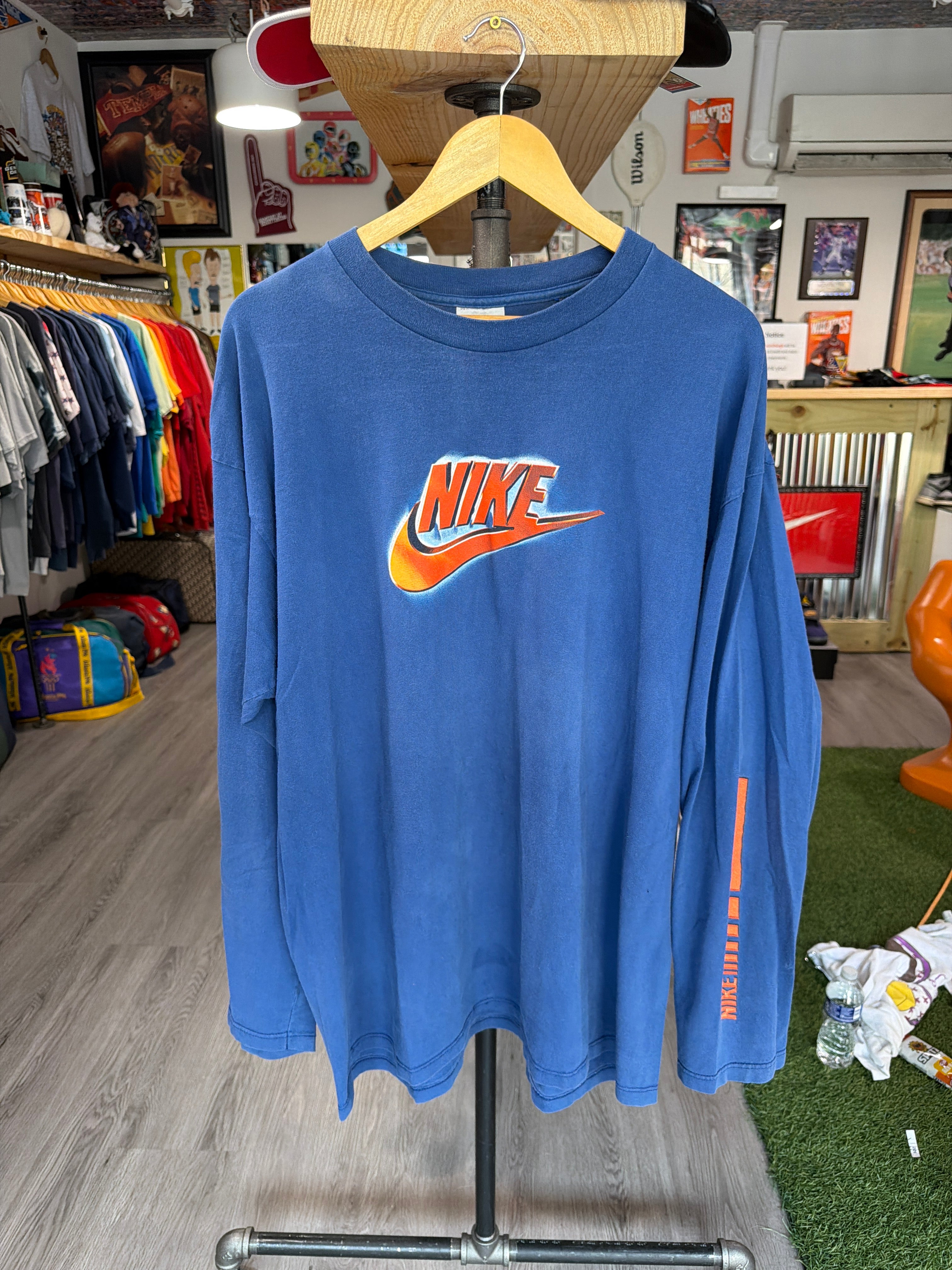 Grey Tag Nike “Superman Chest” LS Tee