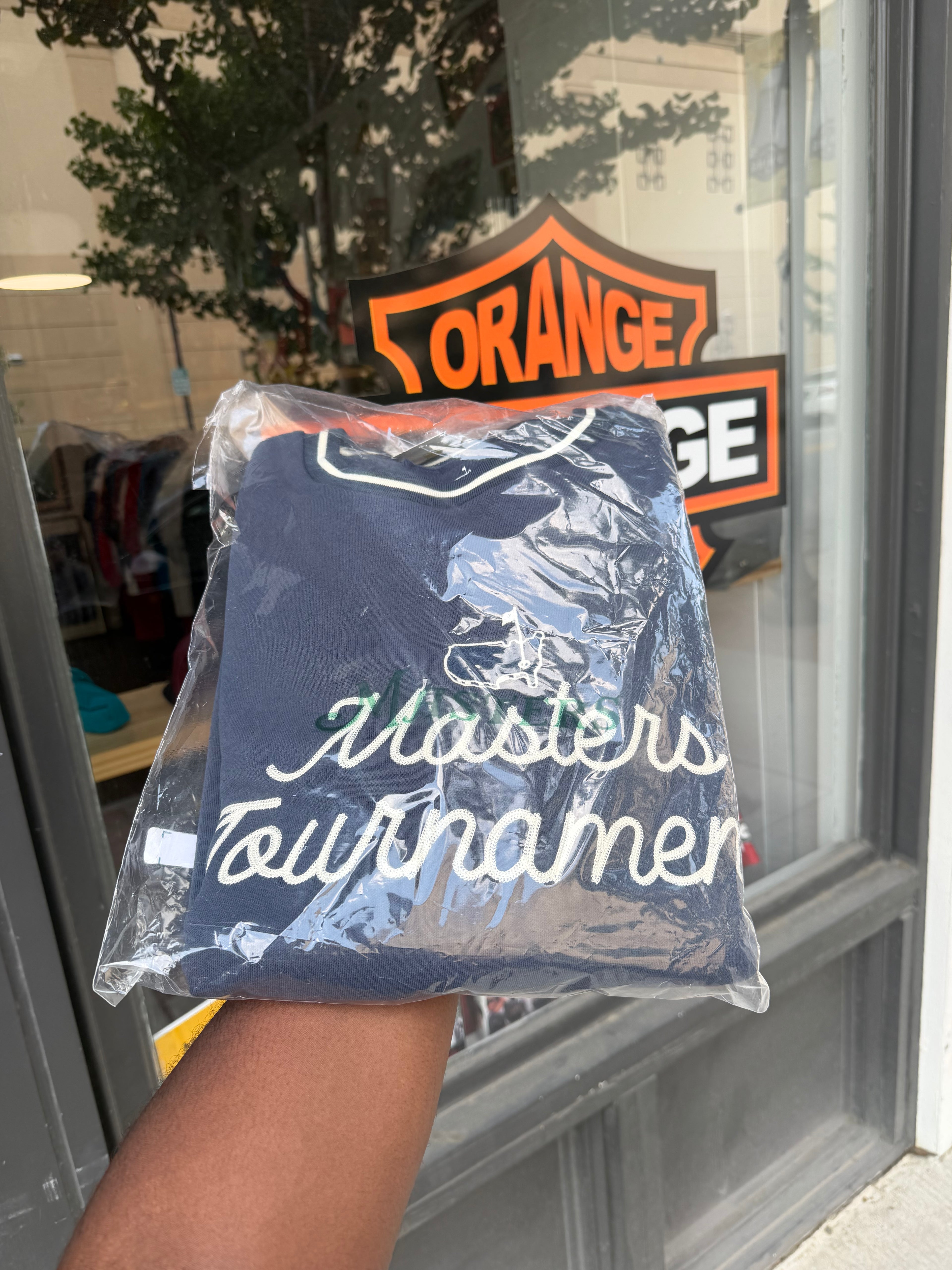 Navy Masters Crew Neck